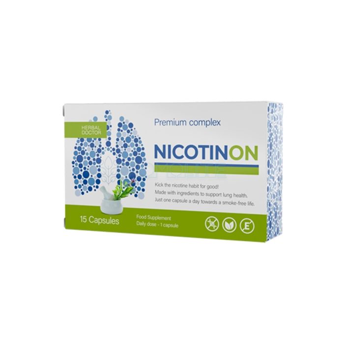 Nicotinon Premium ◆ capsules that make it easier to quit smoking ◆ in Roman